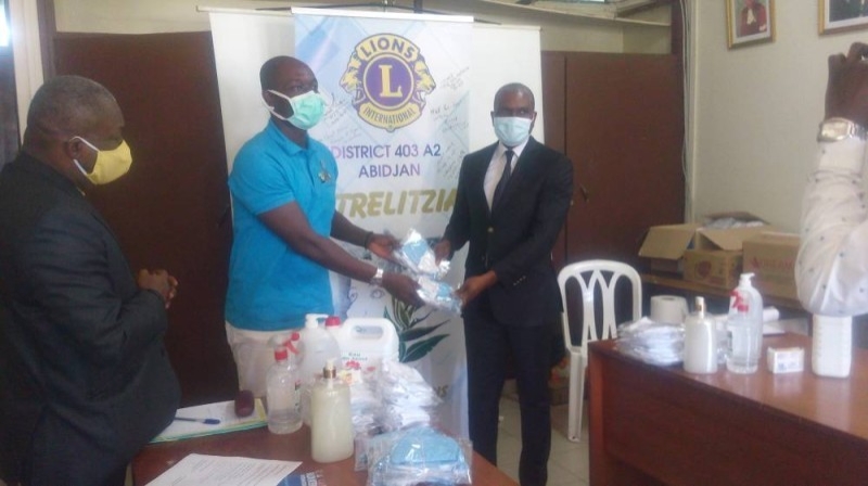 Lutte contre le Covid-19: Le Lions club Abidjan Strelitzia rénove une chambre d&rsquo;hospitalisation du Chu de Treichville